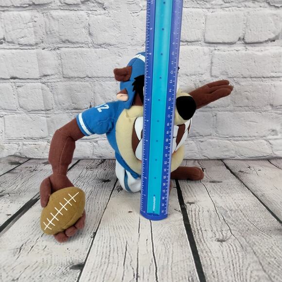 TAZ TAZMANIAN DEVIL LOONEY TUNES 11" Football Plush Stuffed Animal Doll Nanco - Picture 3 of 7